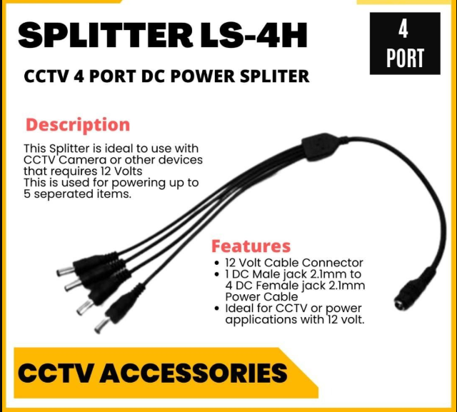 LS-4H OCTOPUS MULTI-OUTPUT CONNECTOR FOR 4 