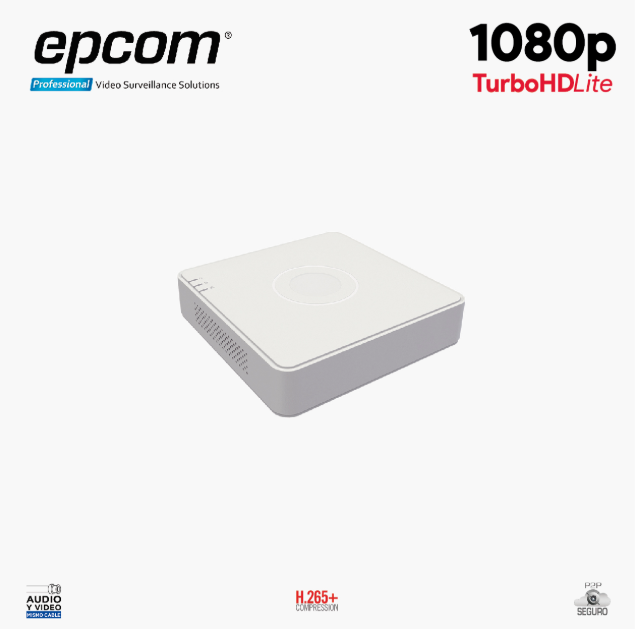 S16TURBOG3 DVR Epcom turbo HD 16 channels 2 IP audio