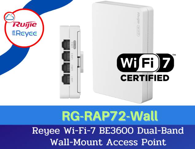 Wi-Fi 7 Access Point RG-RAP72-Wall 
