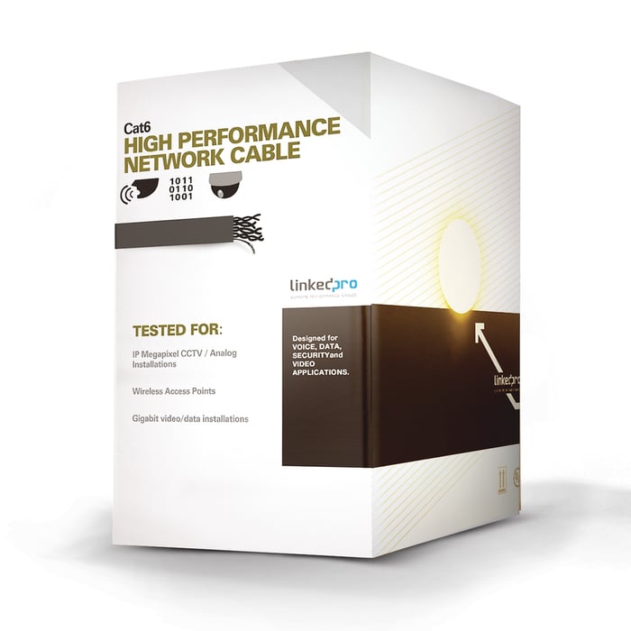 Cable LinkedPro Cat.6 Negro ProCat6B (PROCAT6B)