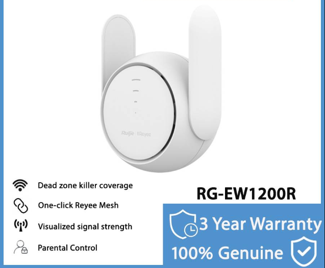 RG-EW1200R Repetidor Ruijie Dual-band Mesh Wi-Fi 