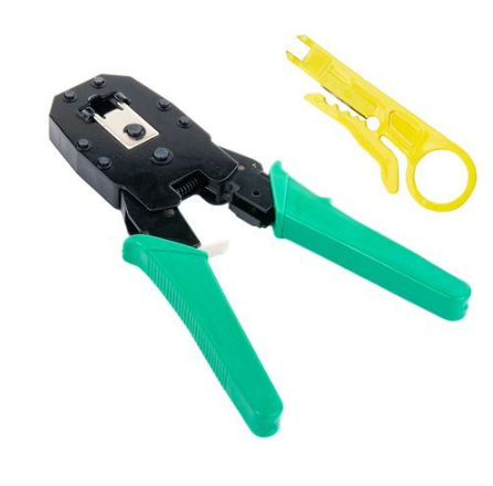 Tool-RJ45CT Pliers for folding UTP5/UTP6 cables with cavity. Crimper