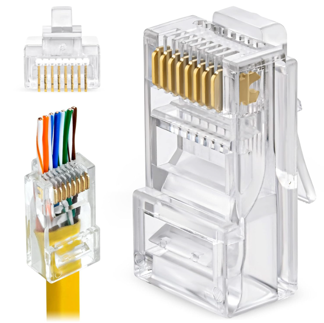 RJ45-EZ CONECTOR CAT6 EZ RJ 45 UNSHIELDED UNIT