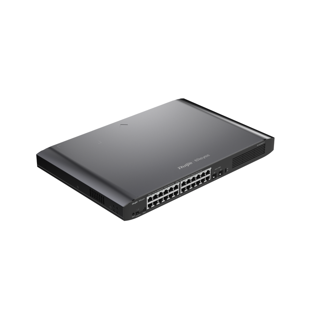 Switch Ruijie Adm 24 P PoE 2XGigabit SFP (RGES226GCP)