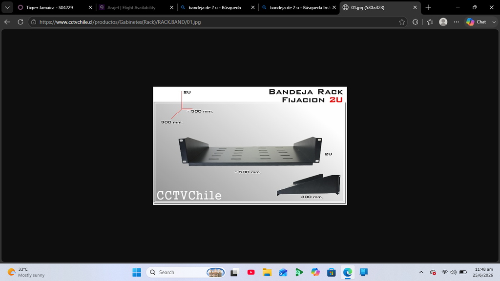 BANDEJA 2U GENERICA