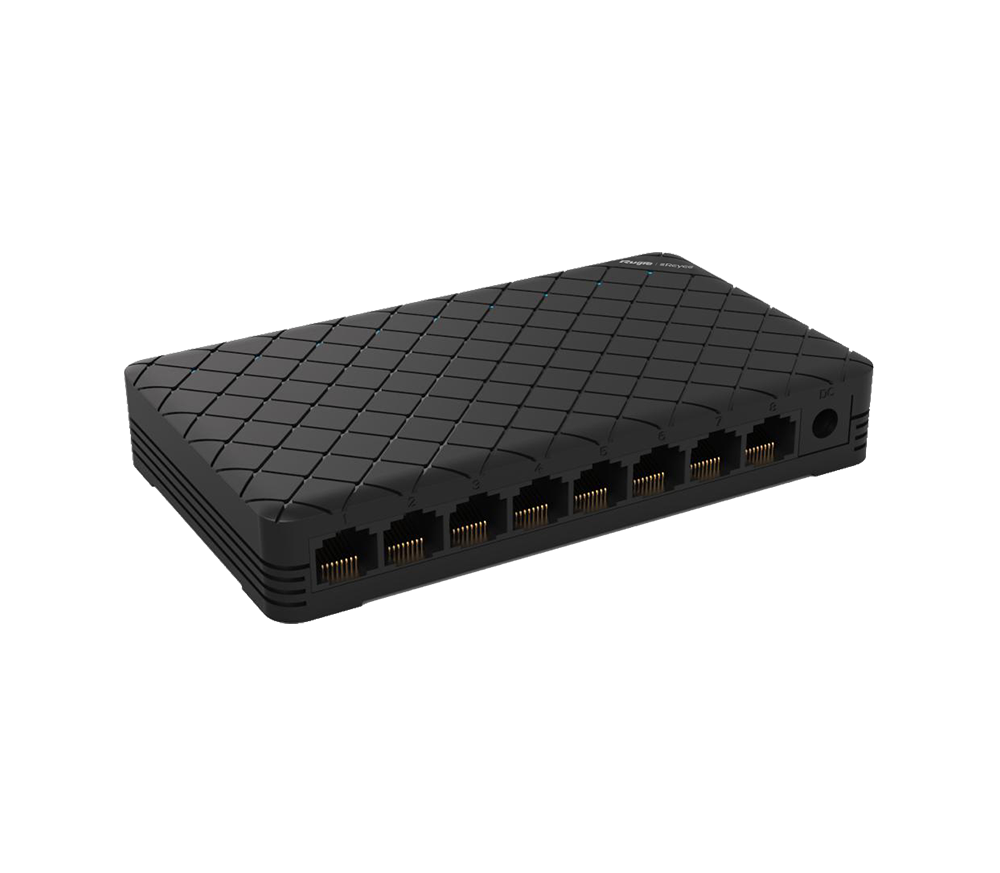 RG-RGES08  Switch Ruijie Plastico 8 Puertos 10/100