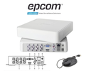 S08TURBOG3 DVR Epcom turbo HD 8 canales 2 ip audio